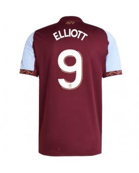 Aston Villa Harvey Elliott #9 Maglia Gara Casa Repliche 2025-26 Maniche Corte